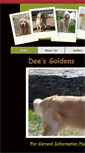 Mobile Screenshot of deesgoldens.com